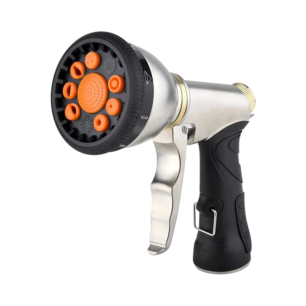 Heavy-Duty 9-Pattern Garden Hose Nozzle | NozzleJet Pro UK