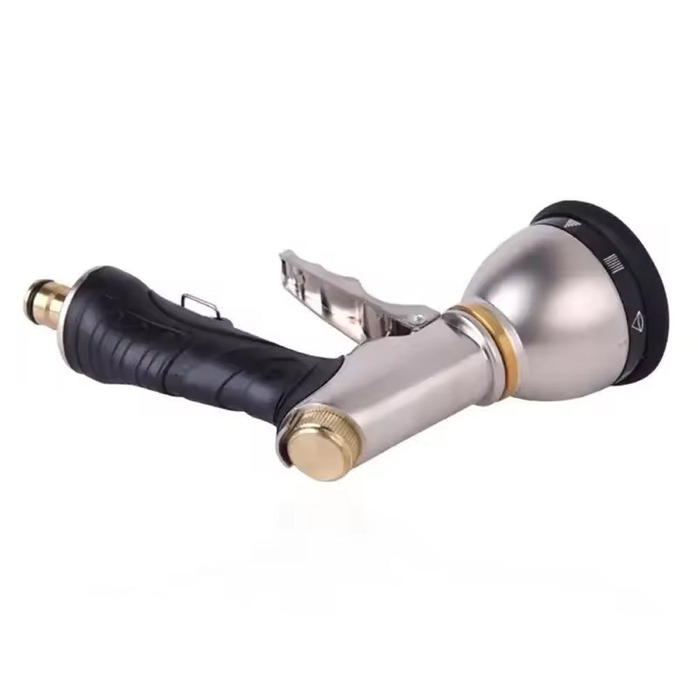 Heavy-Duty 9-Pattern Garden Hose Nozzle | NozzleJet Pro UK