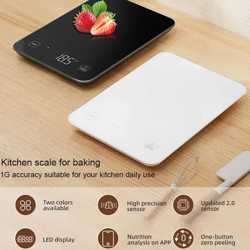 NutryMace Smart Nutrition Kitchen Scale for Macro Tracking