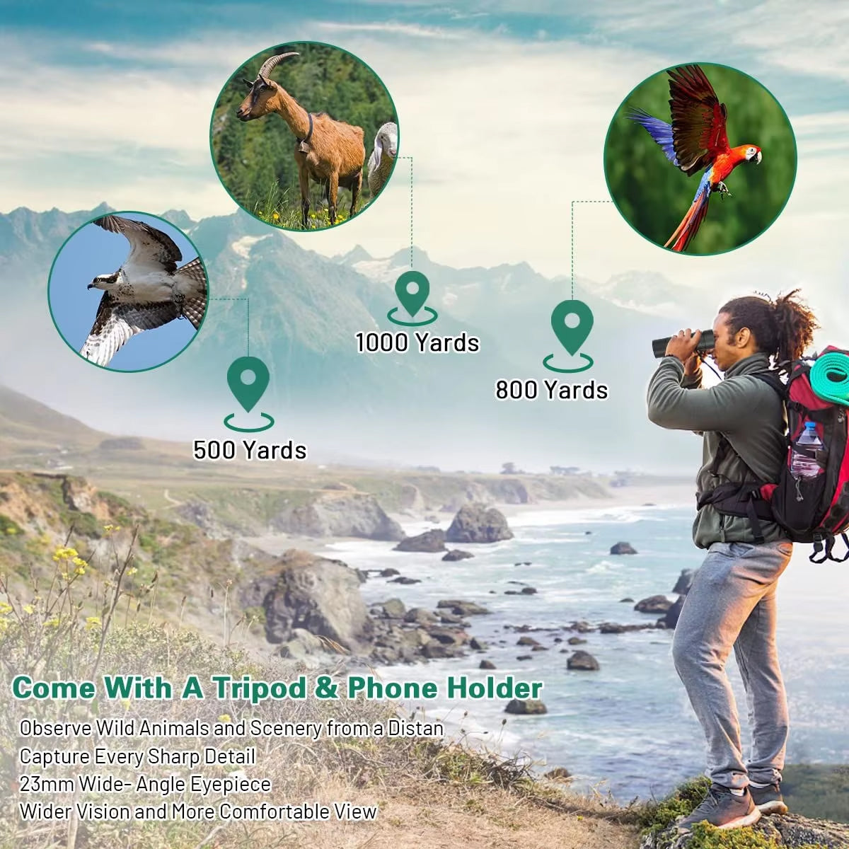 VisioGaze Monocular For Long Range