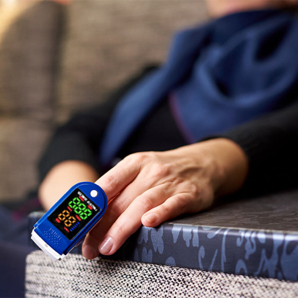 OxiLuny v2 Fingertip Pulse Oximeter | Fast SpO2 & Heart Rate Monitor