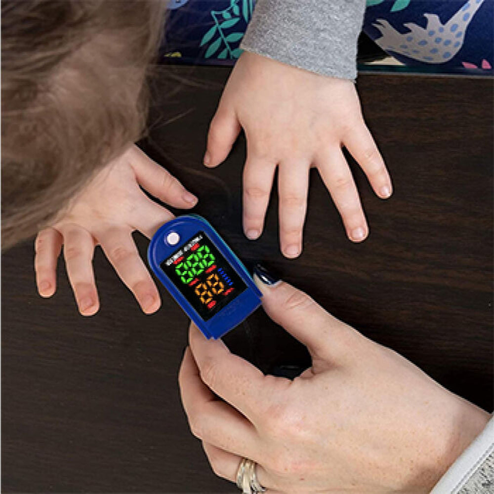 OxiLuny v2 Fingertip Pulse Oximeter | Fast SpO2 & Heart Rate Monitor