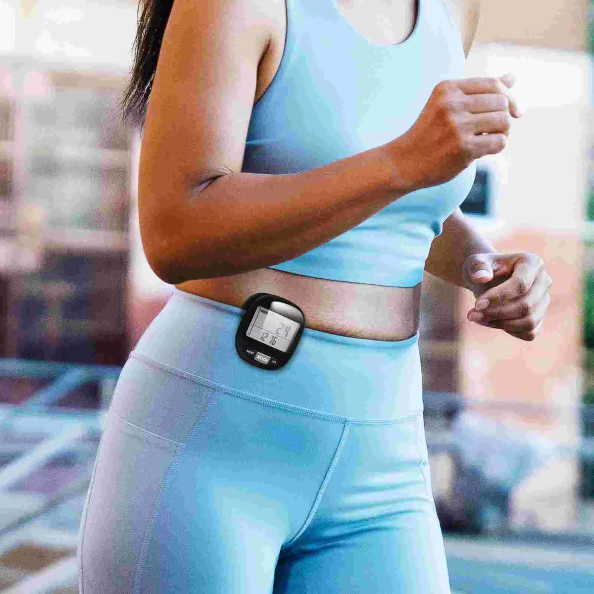 PacerTrad Clip-On Pedometer for Seniors with 3D Sensor