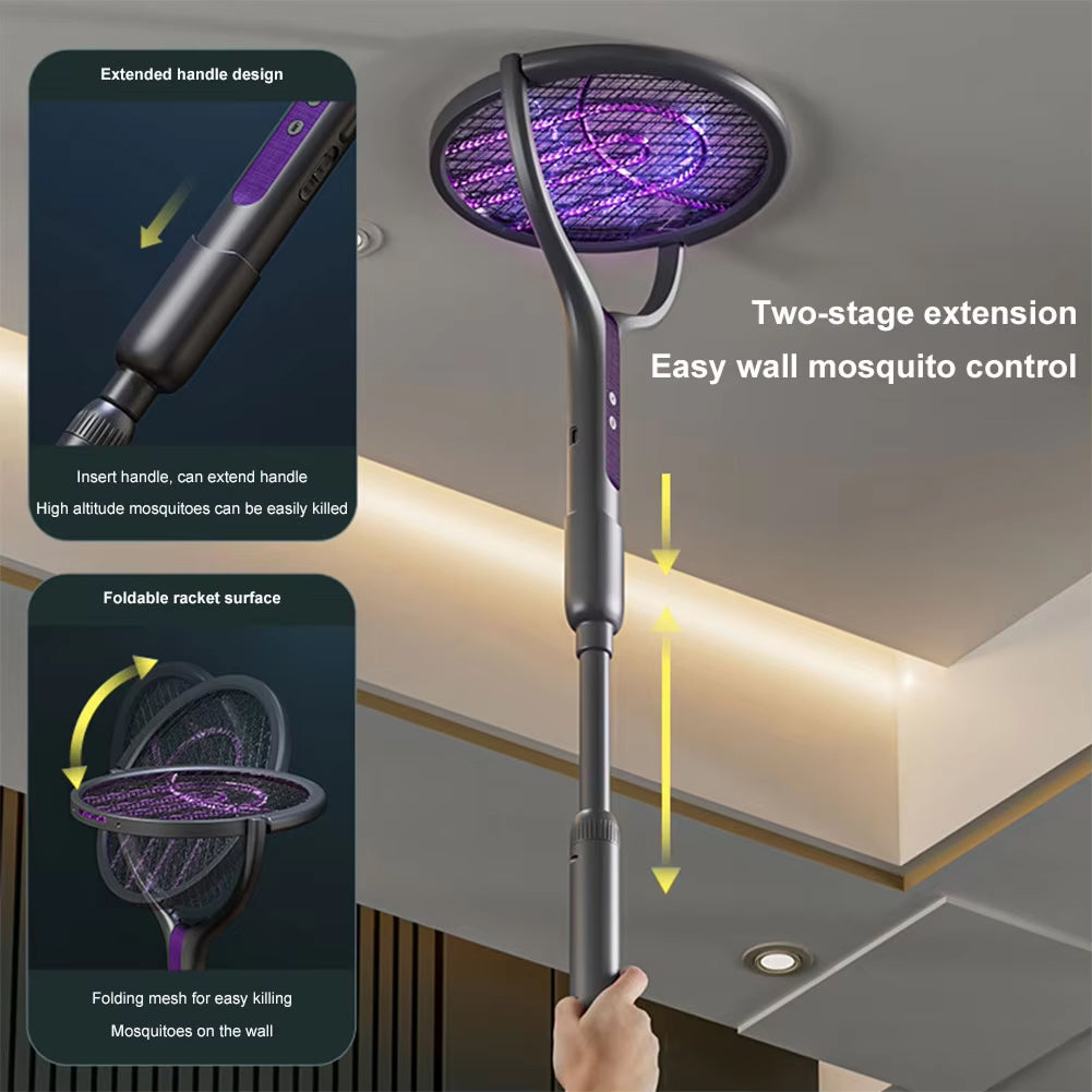 PesZapper 3-in-1 Telescopic Electric Fly Swatter