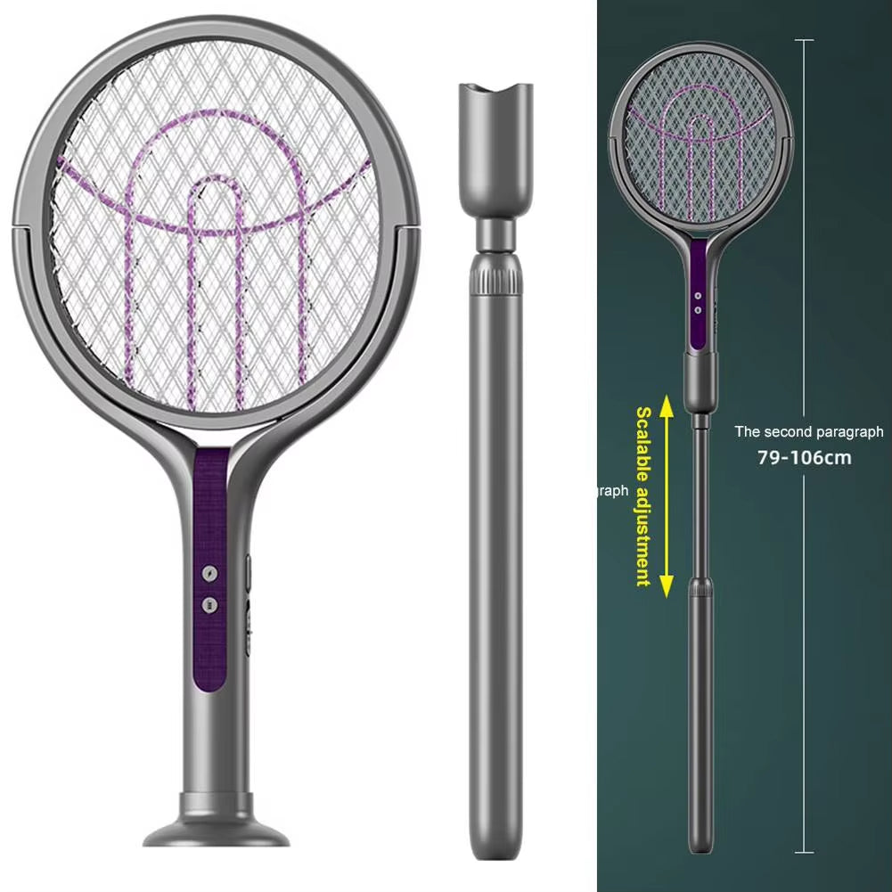 PesZapper 3-in-1 Telescopic Electric Fly Swatter