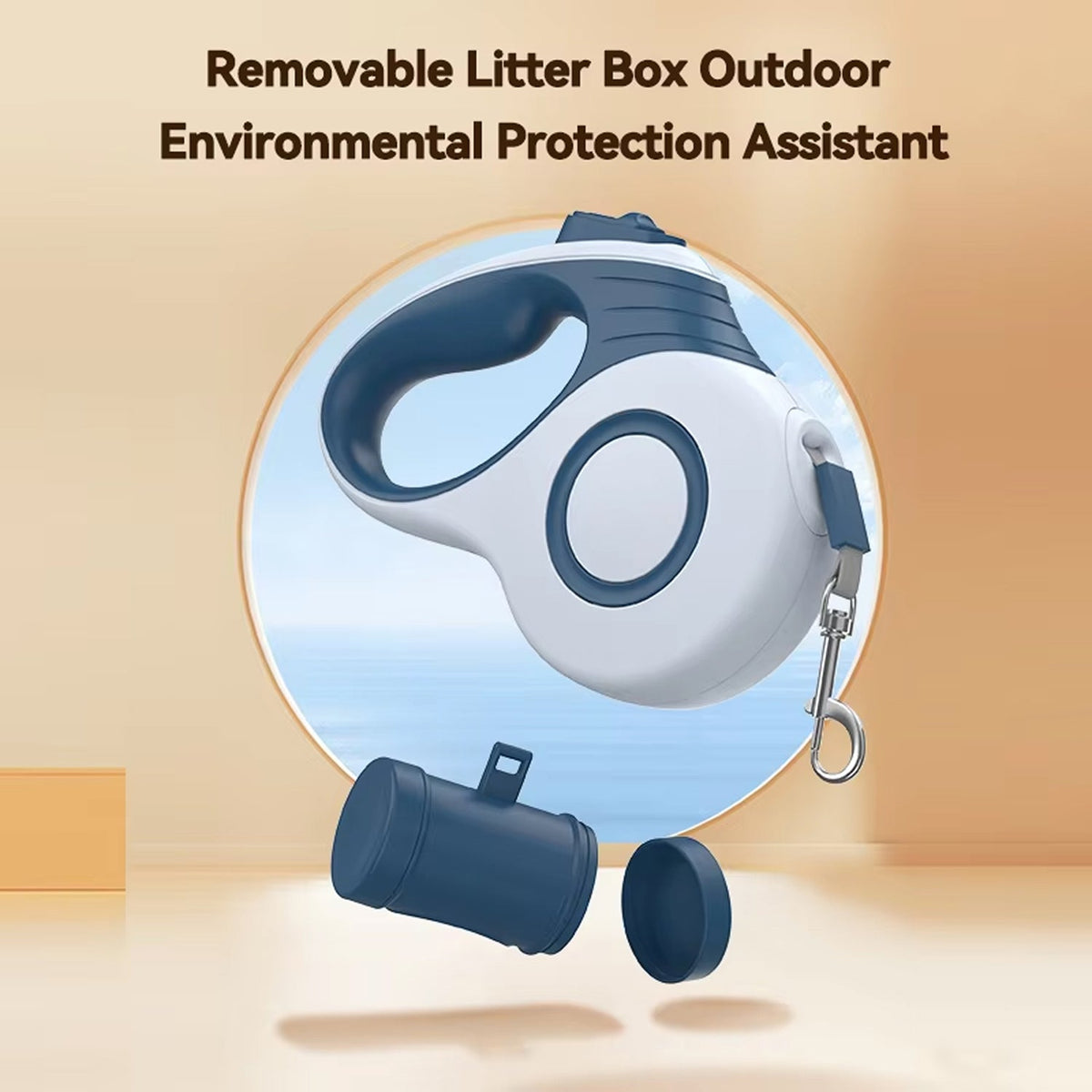 PettyLix Retractable Dog Leash | 360° Anti-Tangle 3M/5M Lead