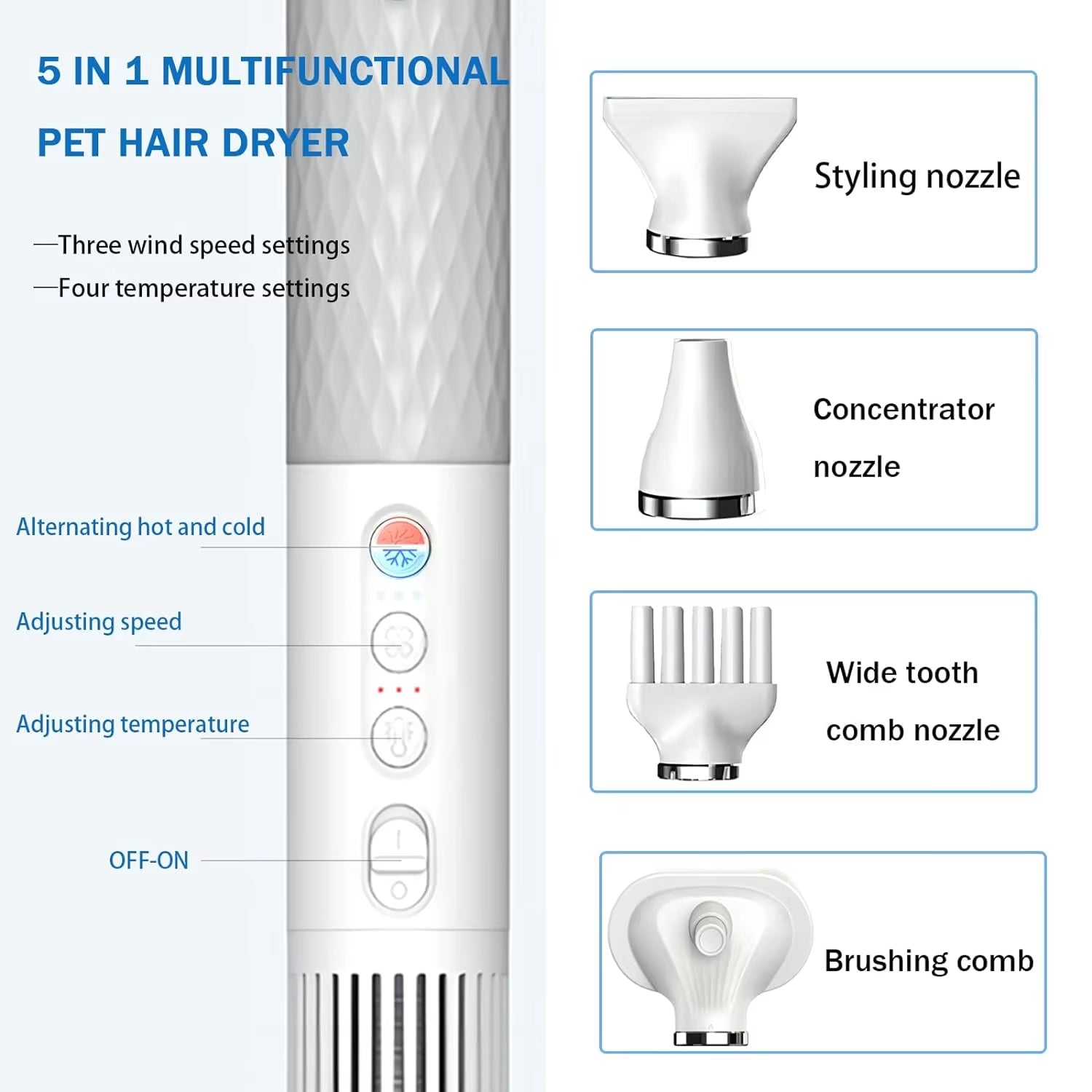 PoochFulf 1 High-Speed Pet Grooming Dryer UK