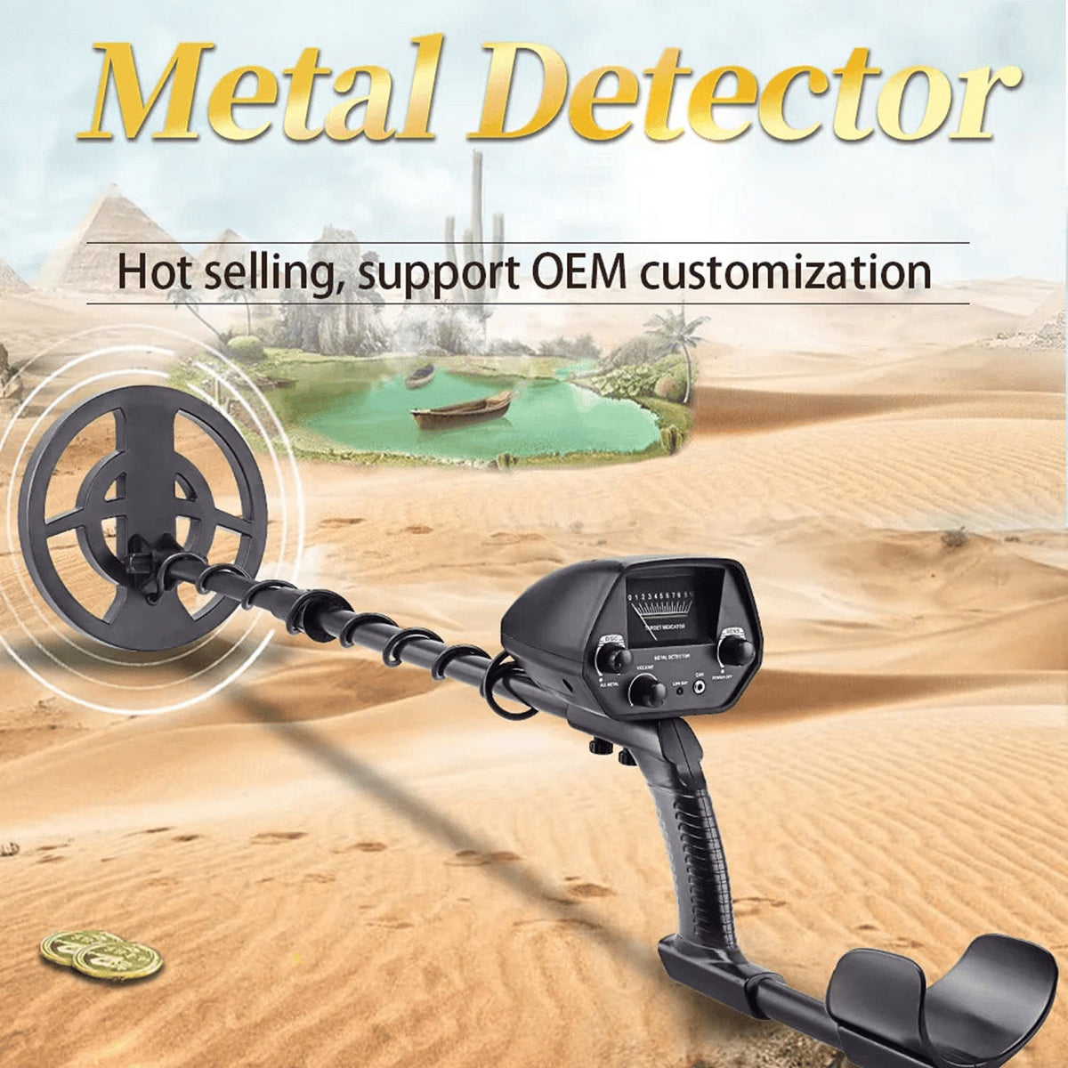 ProkiSona Waterproof Metal Detector