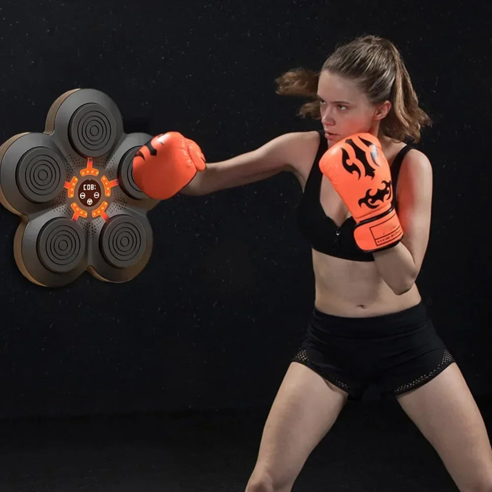 PugeeBeat Smart Music Boxing Machine | Wall-Mounted Rhythm Boxer