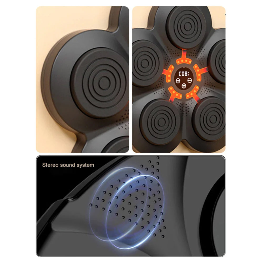 PugeeBeat Smart Music Boxing Machine | Wall-Mounted Rhythm Boxer