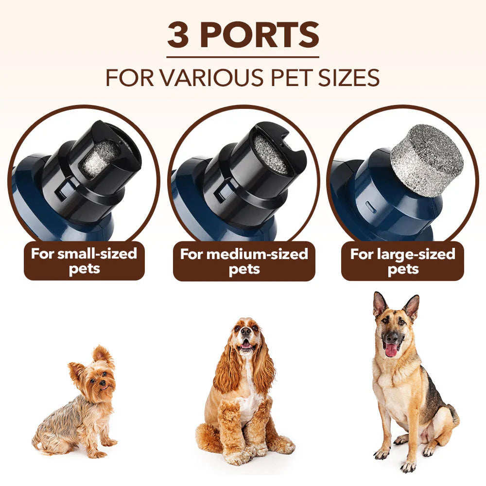 PuppiClaw 2.0 Professional Ultra-Quiet Pet Nail Grinder UK