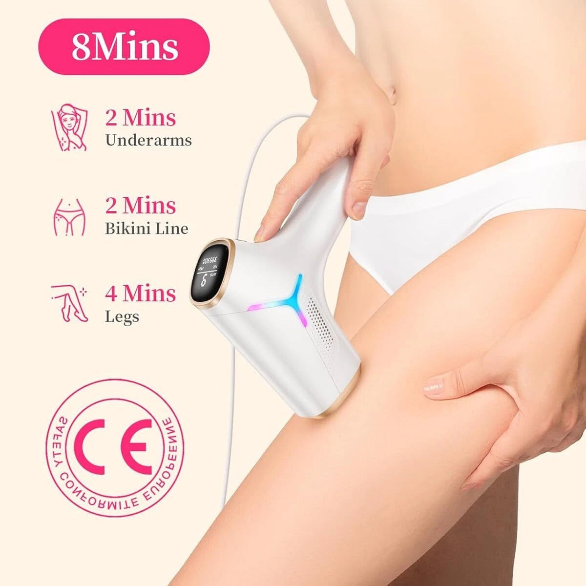 Purelazor At-Home Laser Hair Removal Device for Dark Skin