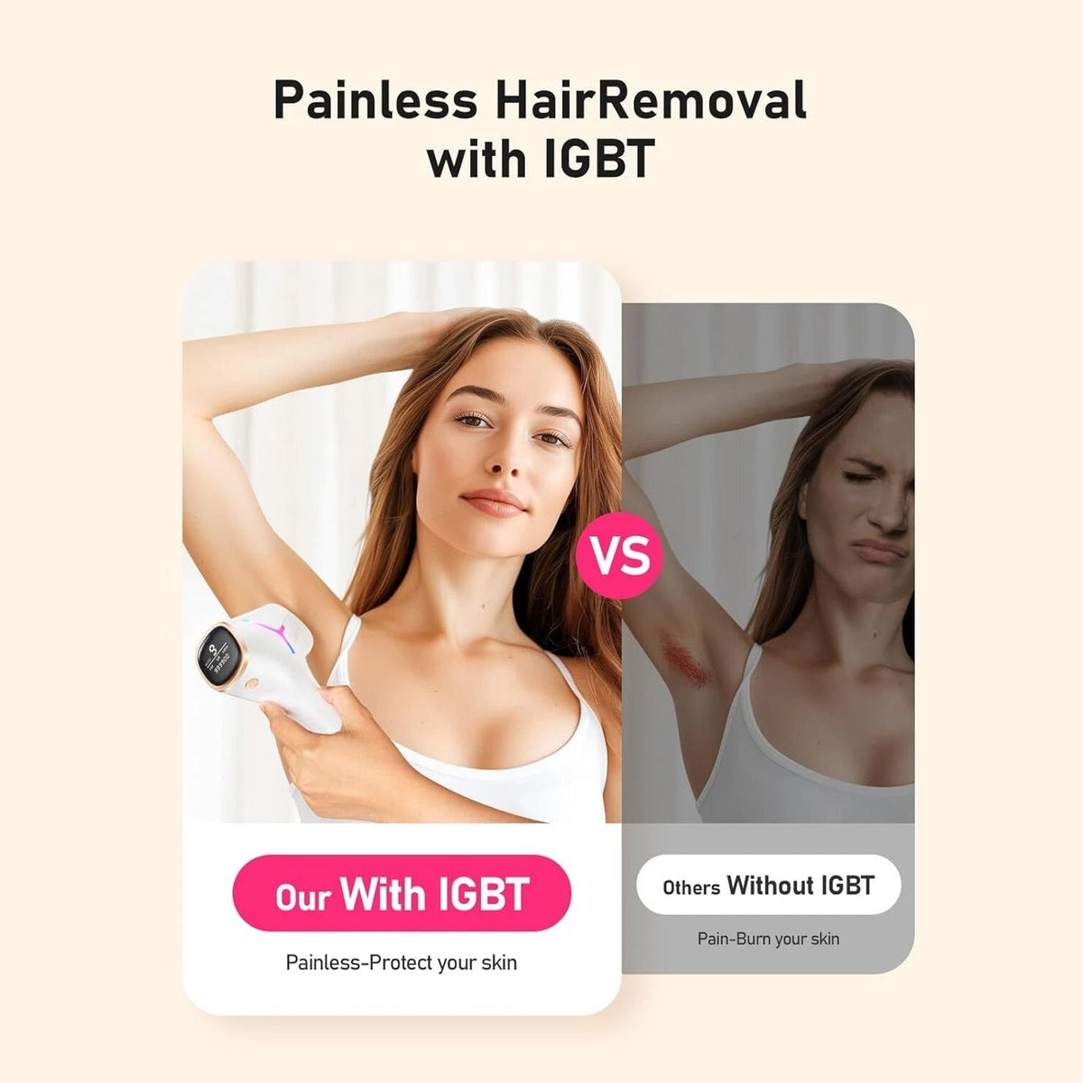 Purelazor At-Home Laser Hair Removal Device for Dark Skin