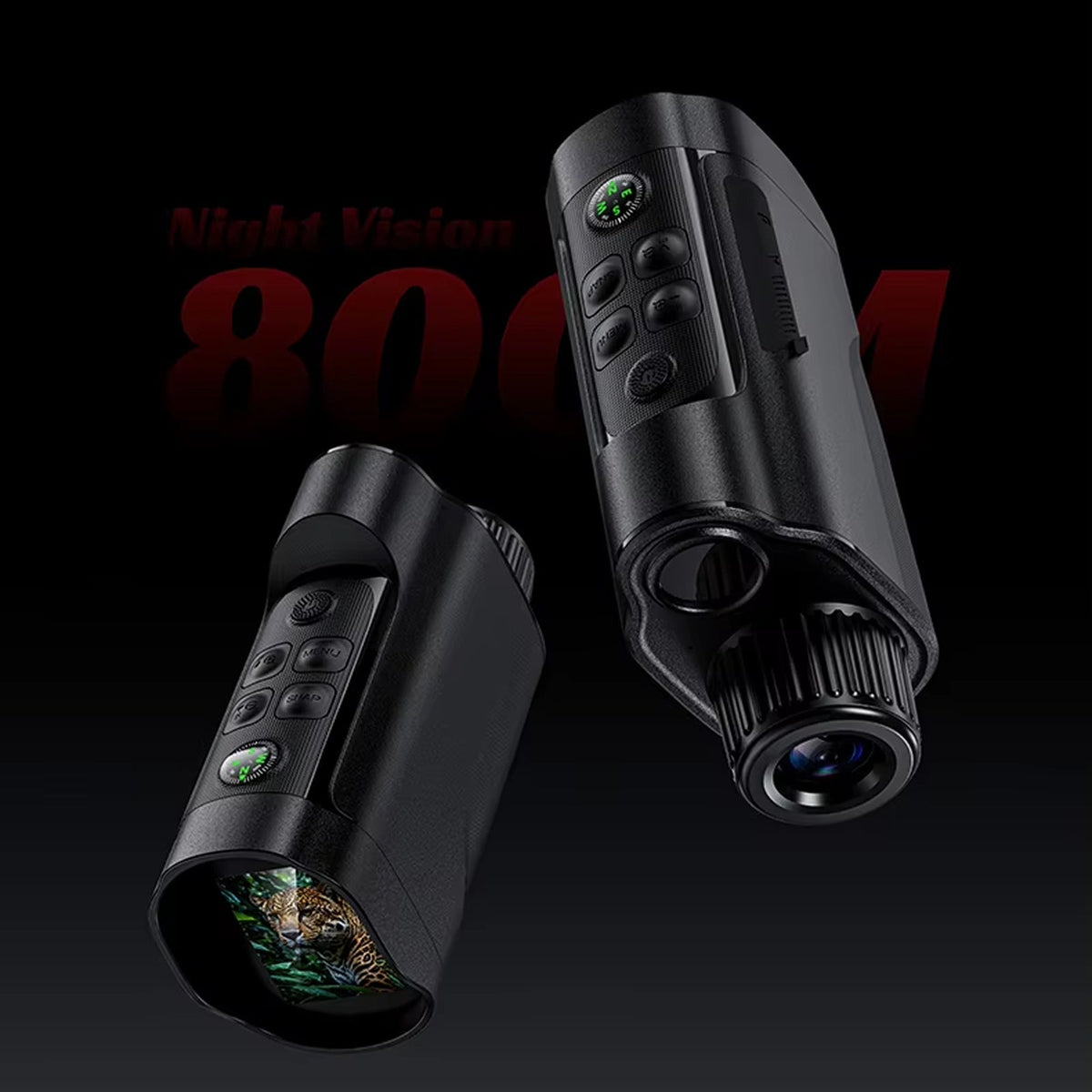 PyroFlary 1080P HD Thermal Monocular with 800m Night Vision