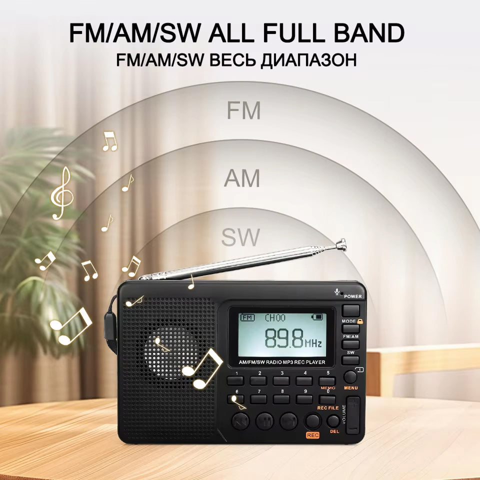 RadyoWav AM FM Portable Radio