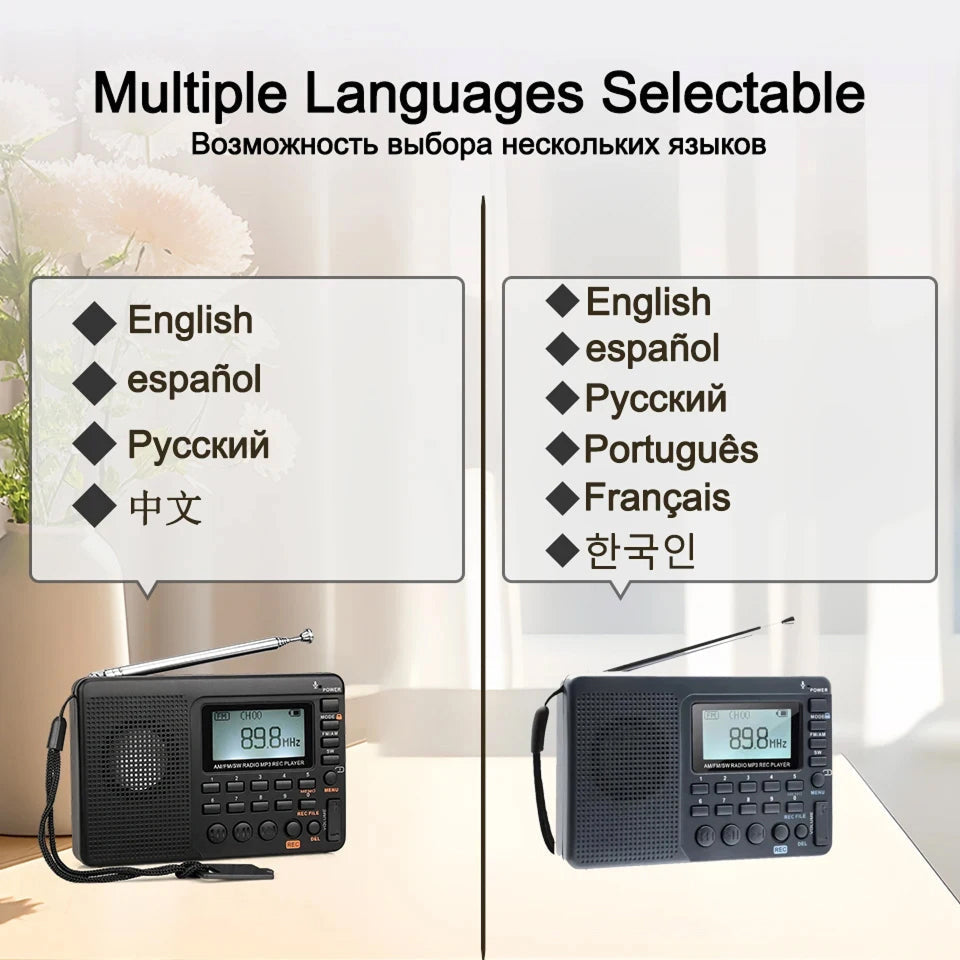 RadyoWav AM FM Portable Radio