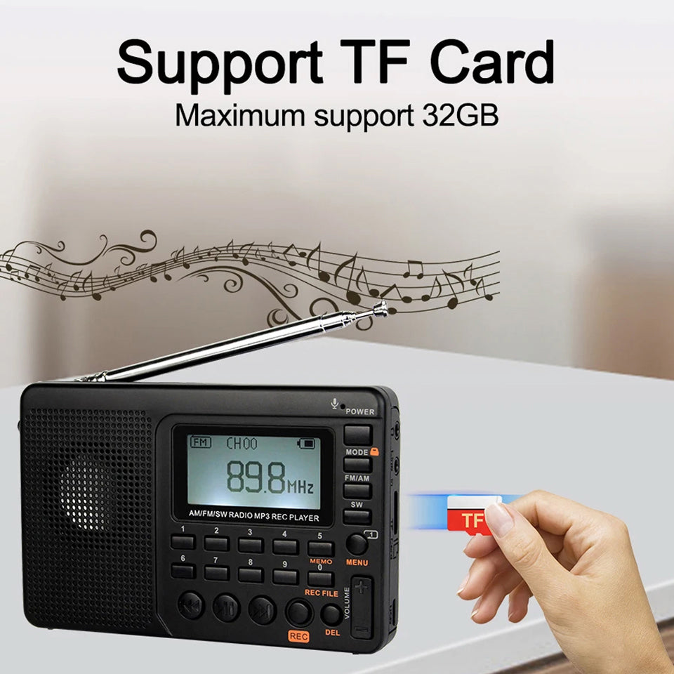 RadyoWav AM FM Portable Radio