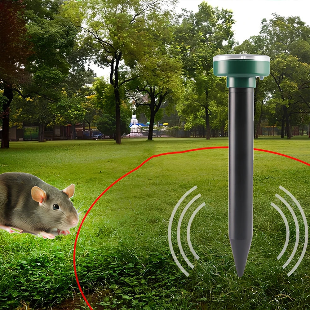 RatlyAway V2 Solar Mole Repeller