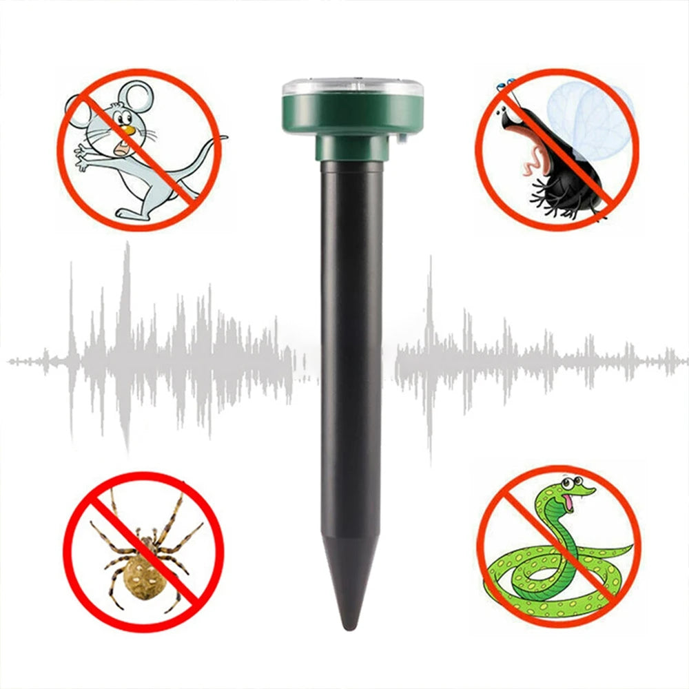 RatlyAway V2 Solar Mole Repeller