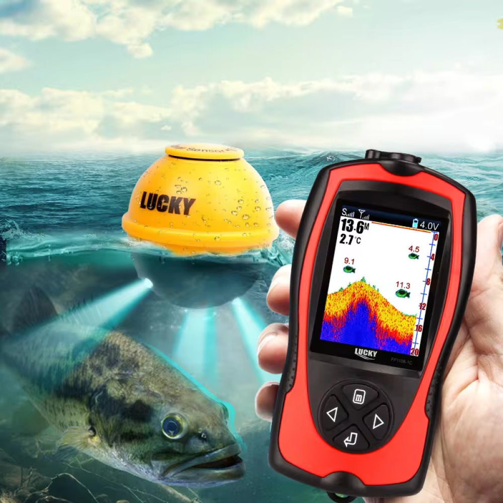 Reefidar Portable Wireless Fish Finder For Kayak & Shore Fishing
