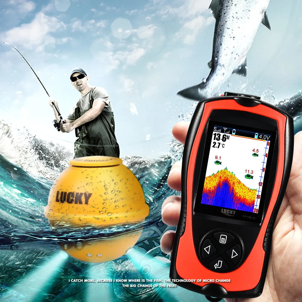 Reefidar Portable Wireless Fish Finder For Kayak & Shore Fishing