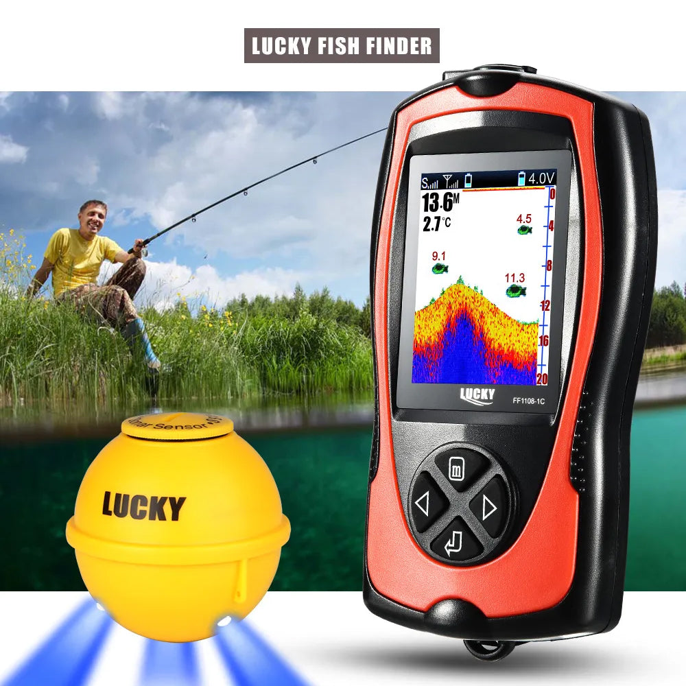 Reefidar Portable Wireless Fish Finder For Kayak & Shore Fishing