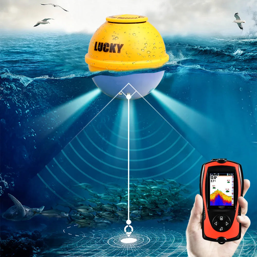 Reefidar Portable Wireless Fish Finder For Kayak & Shore Fishing