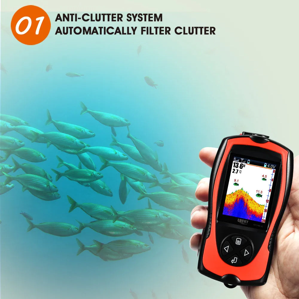 Reefidar Portable Wireless Fish Finder For Kayak & Shore Fishing