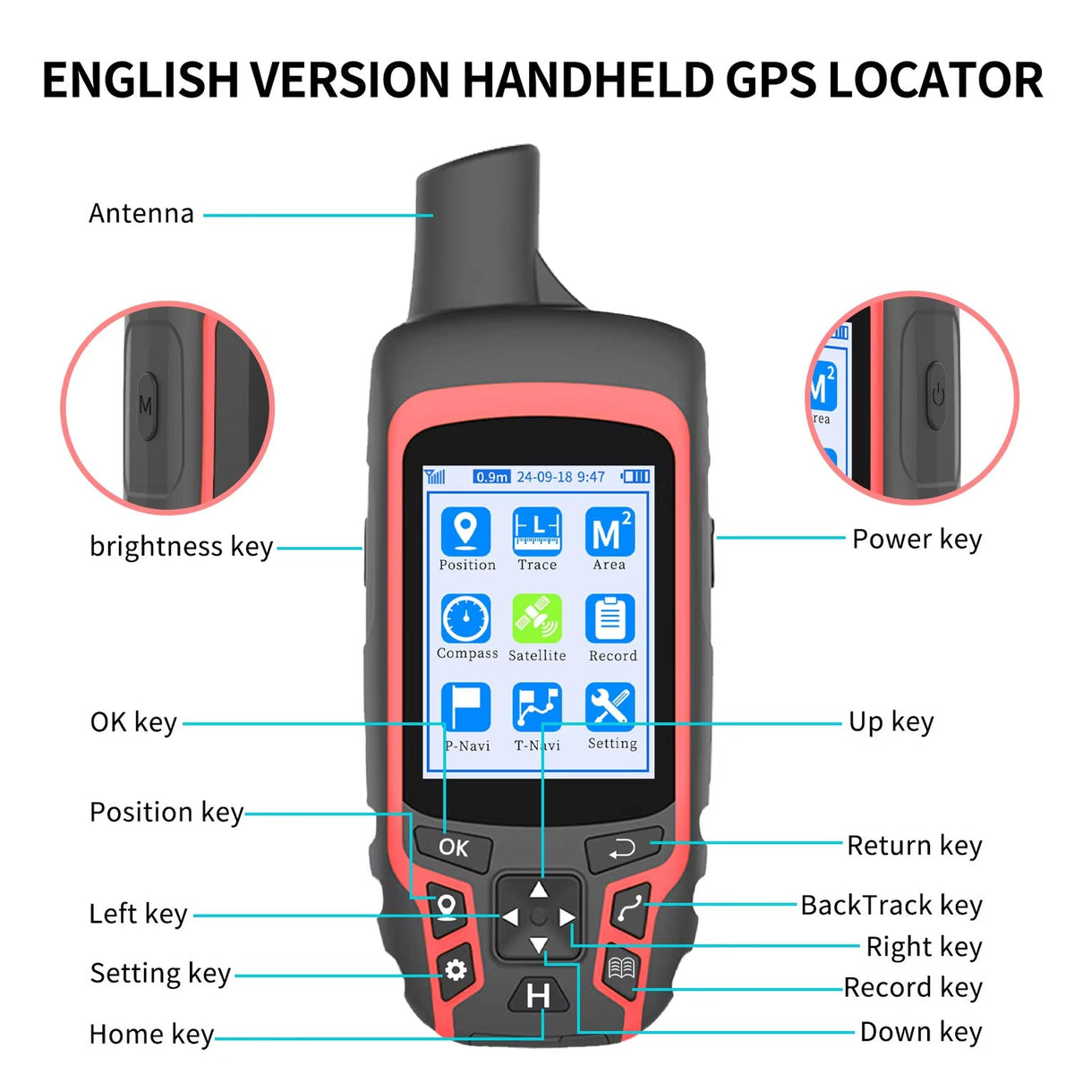 RelicNavi Rugged Handheld GPS for Hunting and Wilderness Navigation