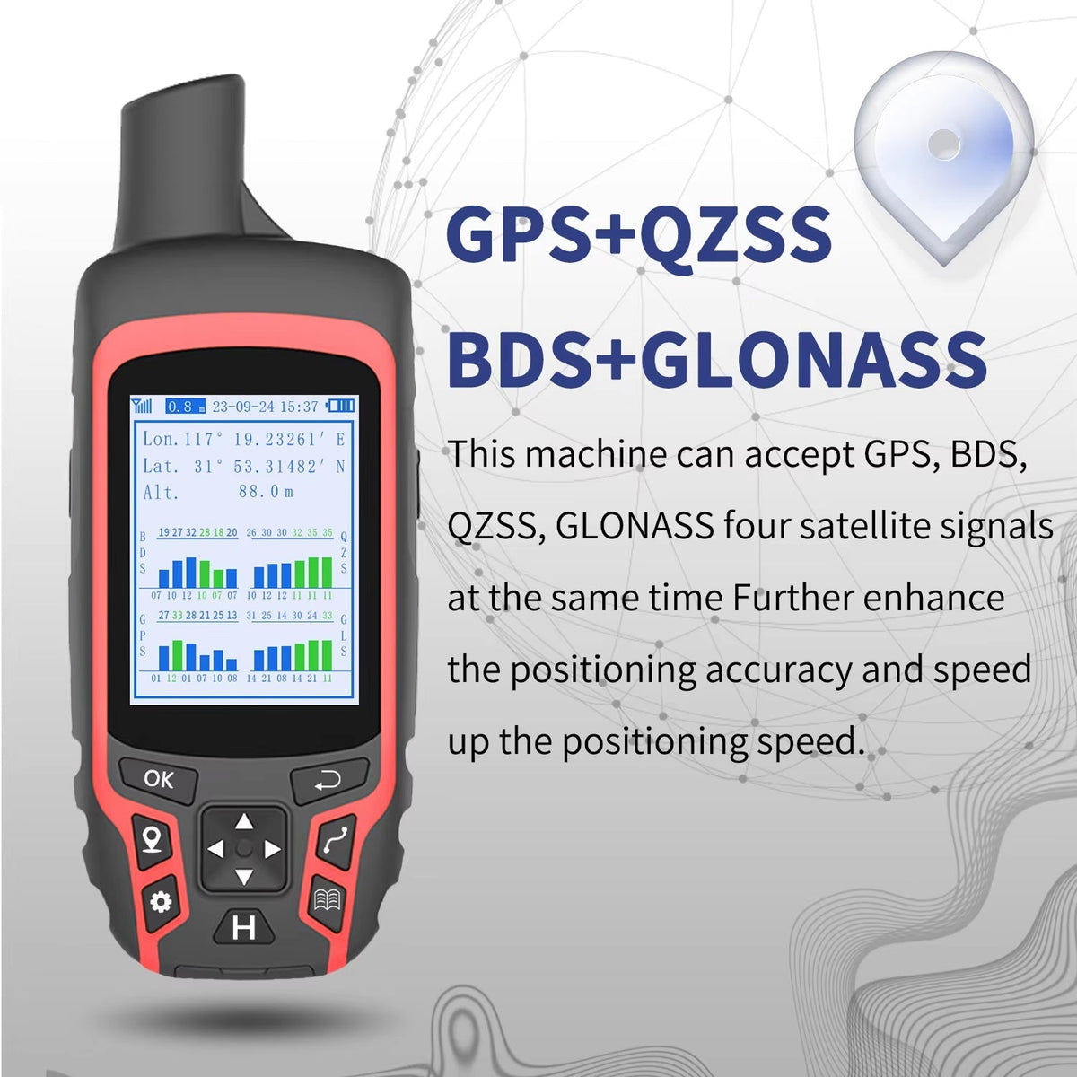 RelicNavi Rugged Handheld GPS for Hunting and Wilderness Navigation