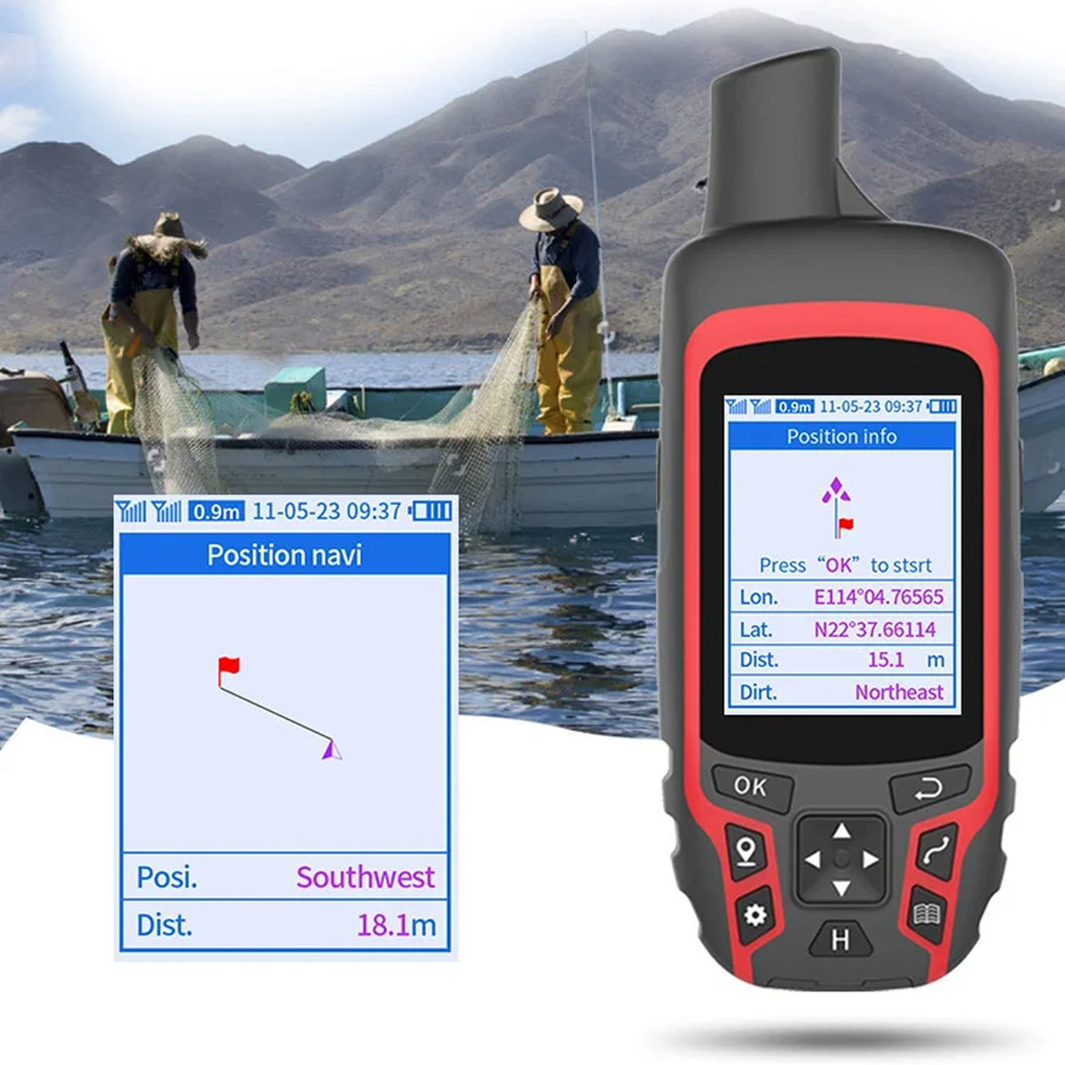RelicNavi Rugged Handheld GPS for Hunting and Wilderness Navigation