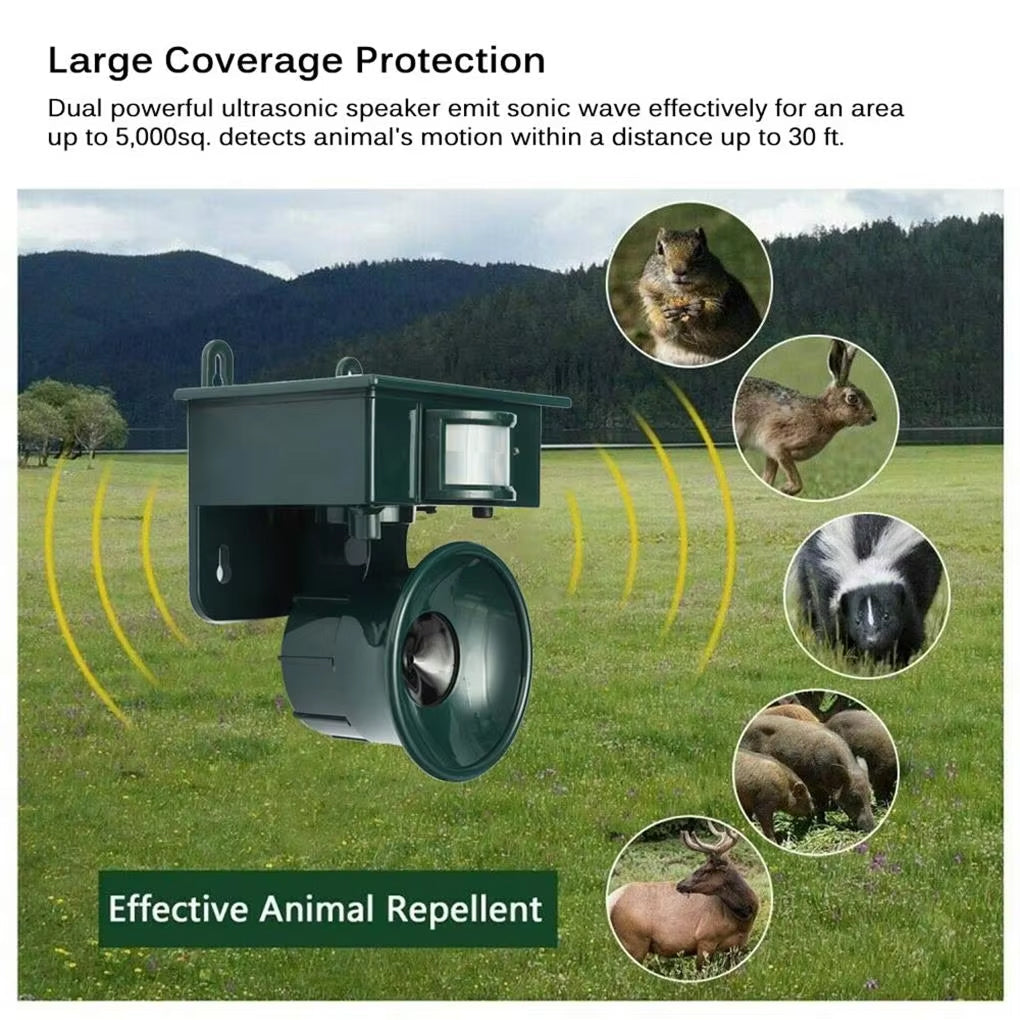 ShunAvian Solar Ultrasonic Pigeon Repeller for UK Gardens