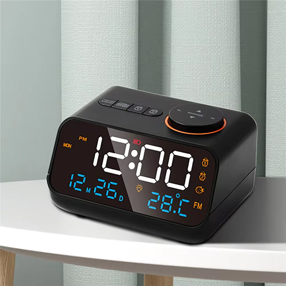 ReveSod High-Visibility Digital Alarm Clock Radio for Seniors UK