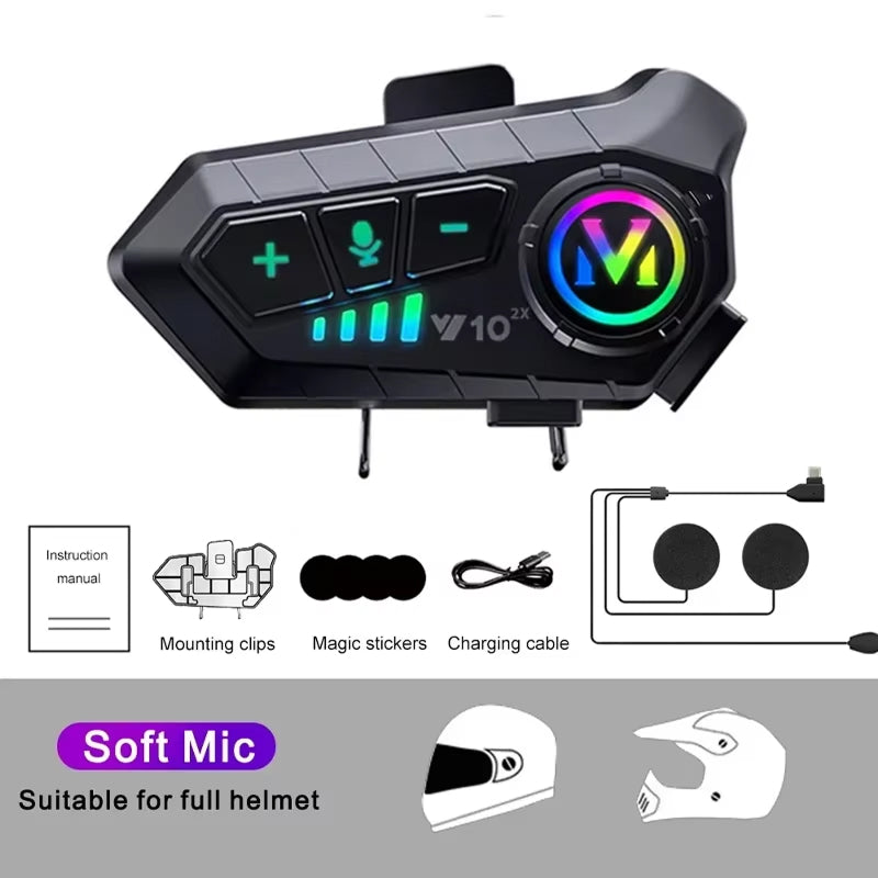 RidirComi Motorbike Headset