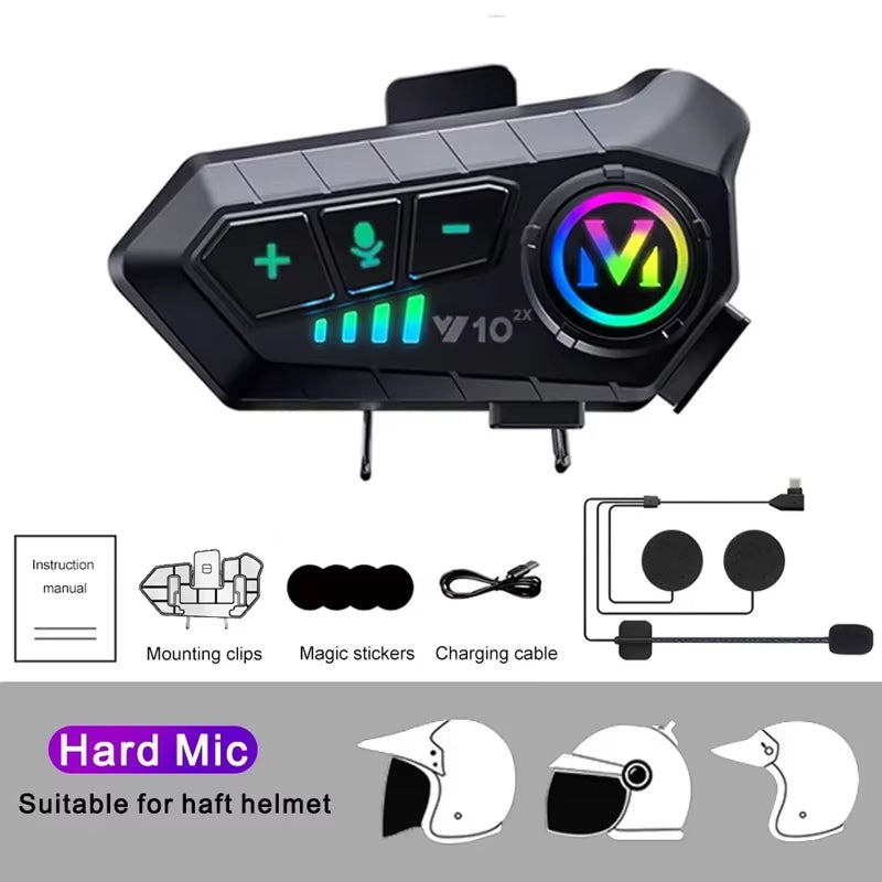RidirComi Motorbike Headset