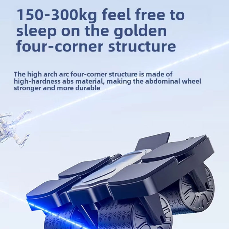 Rollvibi 4-Wheel Smart AB Roller with App Tracking