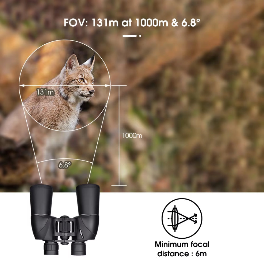 SafiSkop HD Night Vision Binoculars with BAK4 Prisms