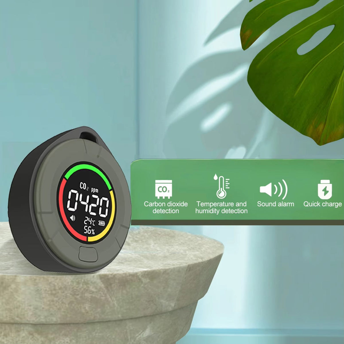 SentiVigil Portable Travel Carbon Monoxide Detector