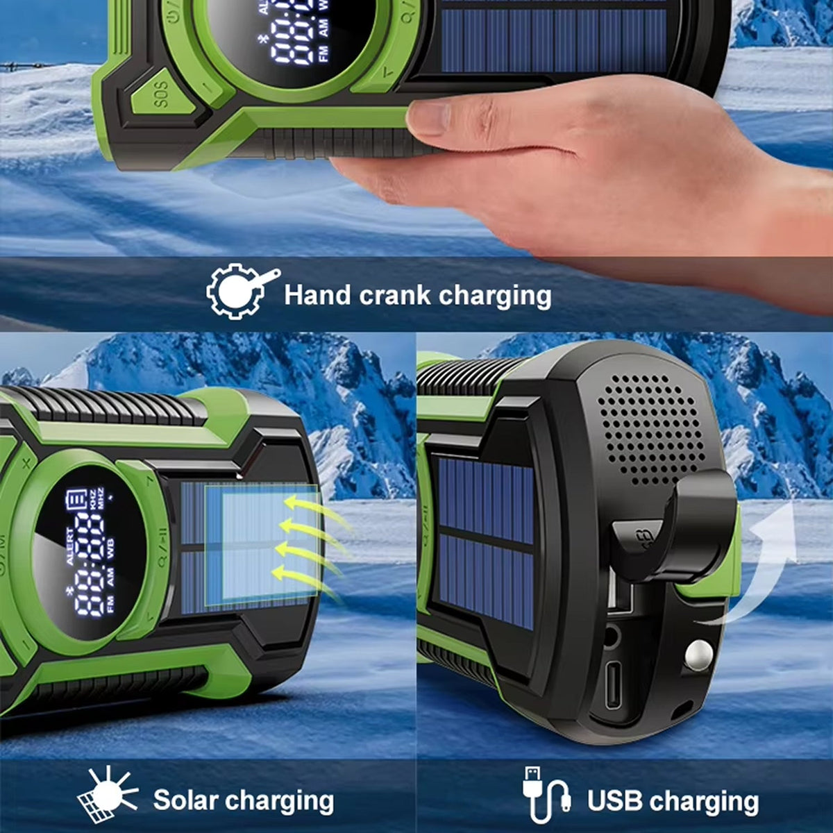 SigziVox All-in-One Emergency Radio and Power Bank UK