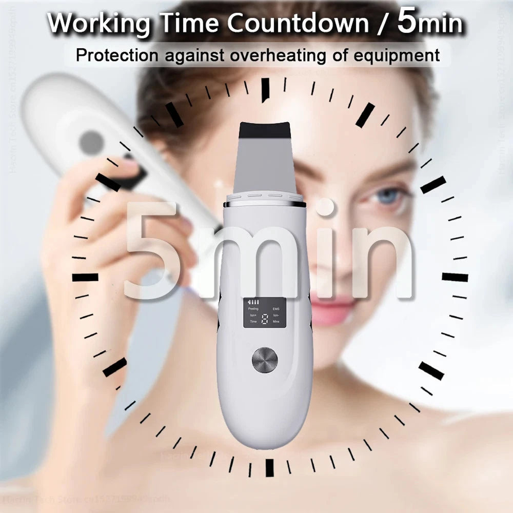 SkinSonyc Ultrasonic Skin Scrubber for Deep Pore Cleansing & Firming
