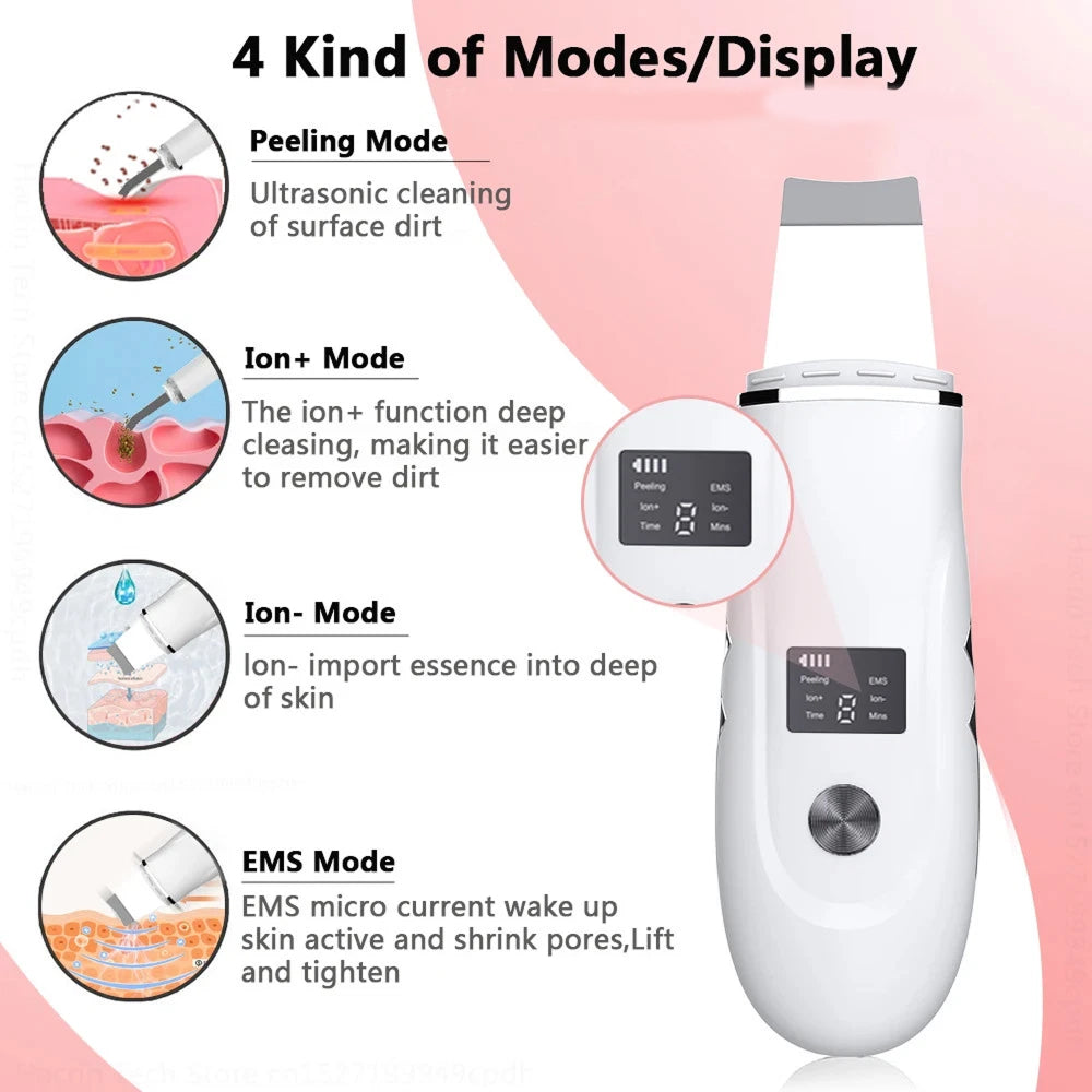 SkinSonyc Ultrasonic Skin Scrubber for Deep Pore Cleansing & Firming