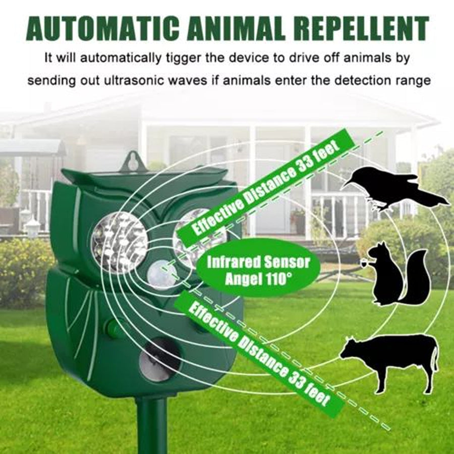 Skunovaxo Solar-Powered Ultrasonic Skunk Repeller UK