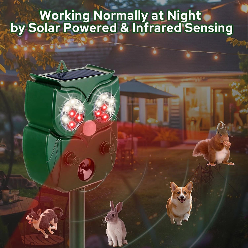 Skunovaxo Solar-Powered Ultrasonic Skunk Repeller UK