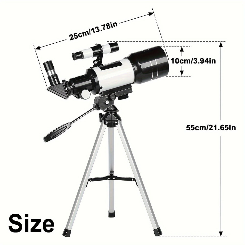 SkySeeco Beginner Astronomy Telescope 70mm Aperture