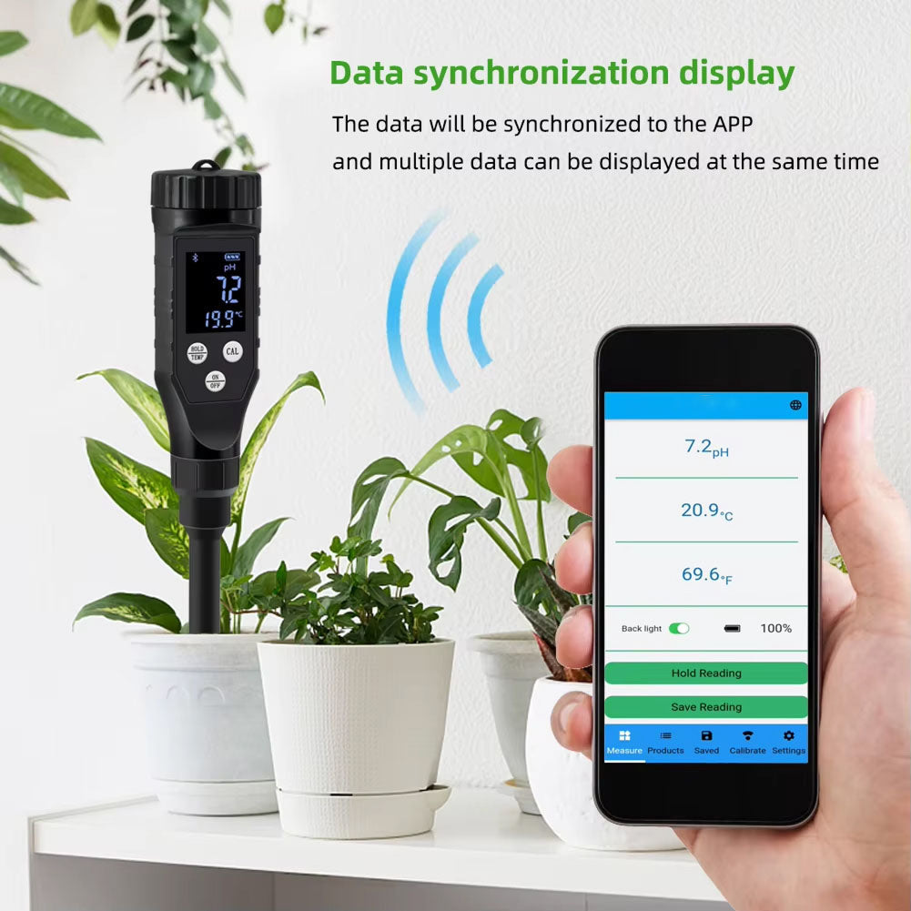 Soilvix Bluetooth Smart Soil pH & Temperature Tester