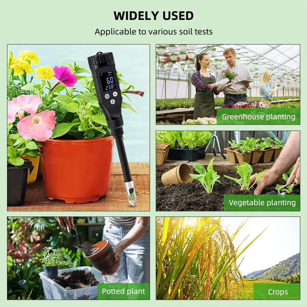 Soilvix Bluetooth Smart Soil pH & Temperature Tester