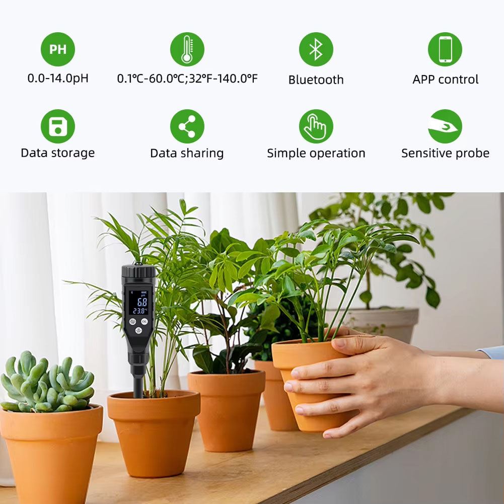 Soilvix Bluetooth Smart Soil pH & Temperature Tester
