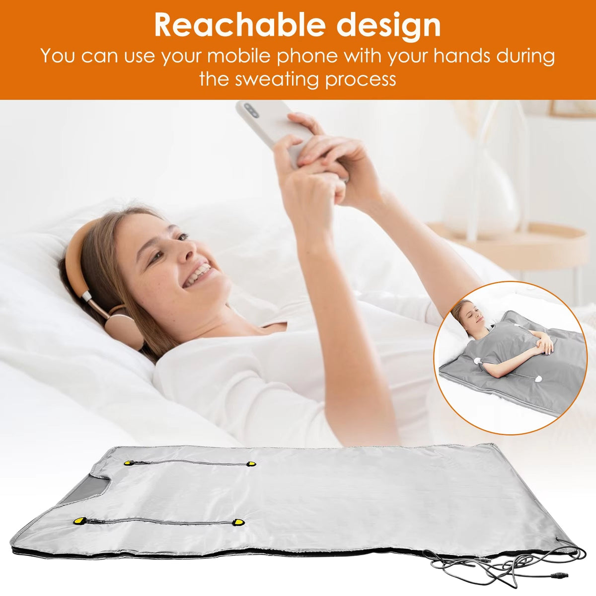 SolanZin Far Infrared Sauna Blanket UK | Detox & Relaxation