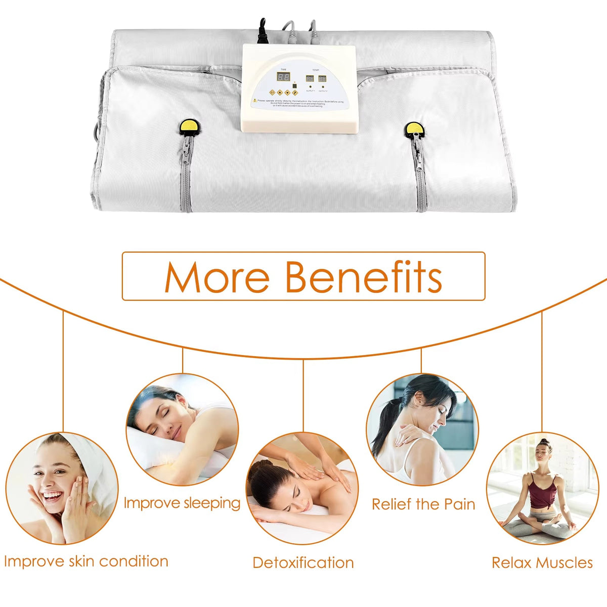 SolanZin Far Infrared Sauna Blanket UK | Detox & Relaxation