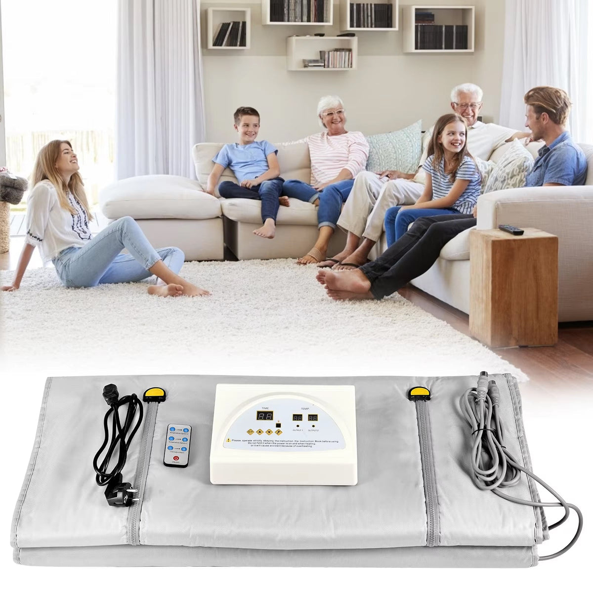 SolanZin Far Infrared Sauna Blanket UK | Detox & Relaxation